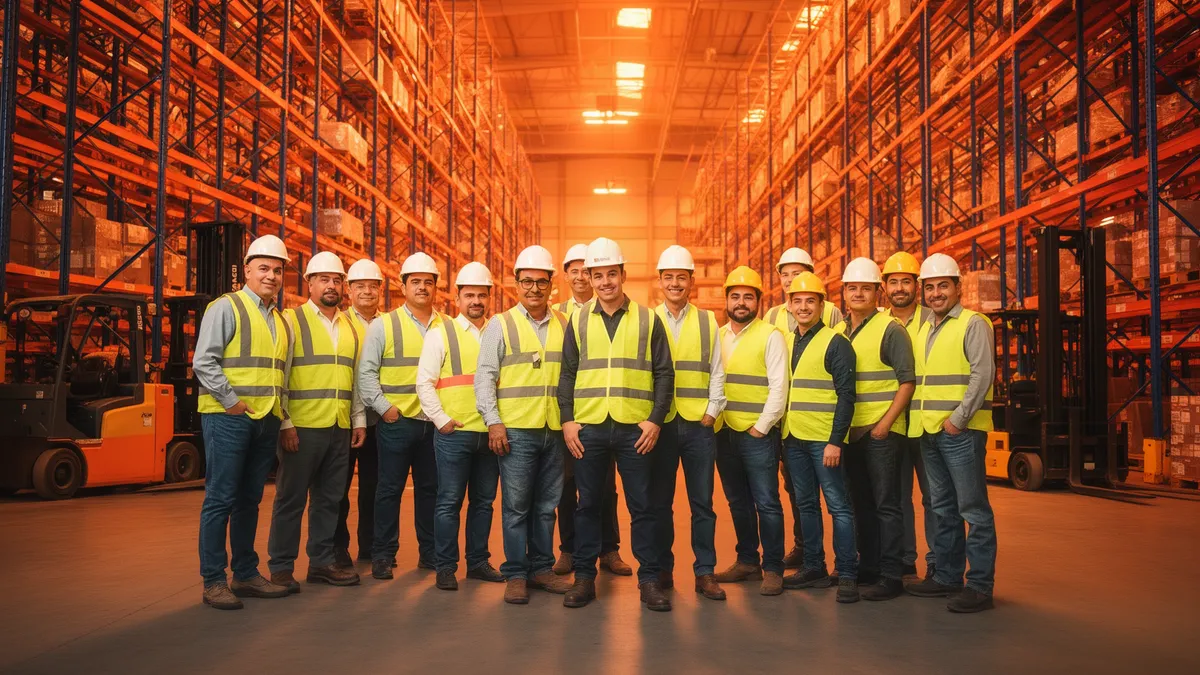 Equipo de trabajo de Almacenes Industriales Vinayak